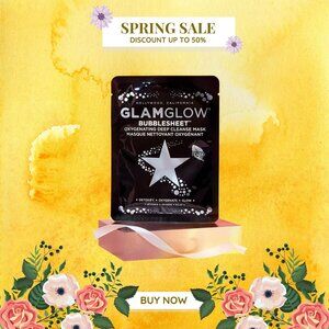 Glamglow Bubblesheet Oxygenating Deep Cleanse Mask By Glamglow for Women - 1 Pc